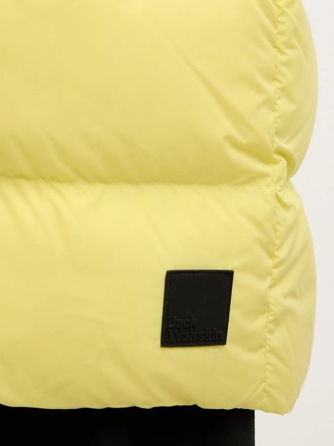 Jack Wolfskin kurtka puchowa Frozen Palace damska kolor żółty 1204133