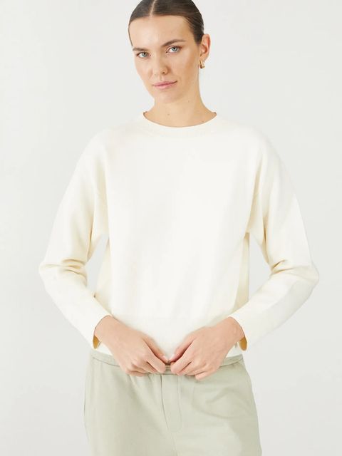 Medicine sweter damski kolor beżowy lekki - zdjęcie produktu nr 1