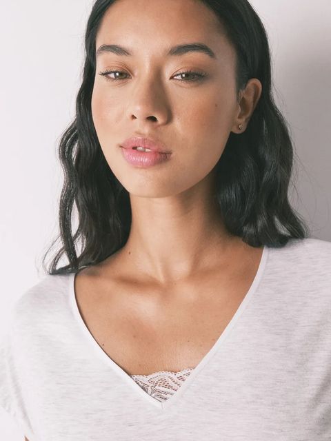 women'secret piżama damska kolor szary 3592424