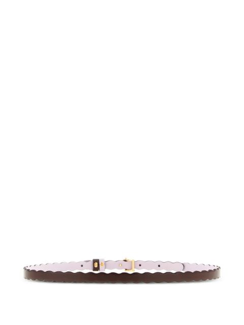 FENDI FF Diamonds reversible leather belt - Brown - zdjęcie produktu nr 2
