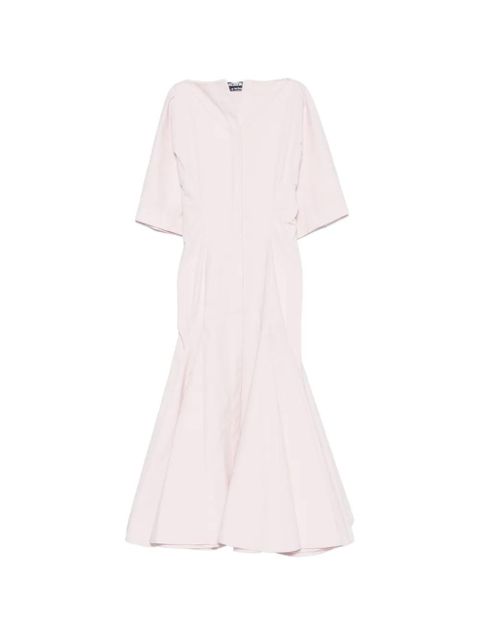 Jacquemus La Moisson pleated midi dress - Pink - zdjęcie produktu nr 1