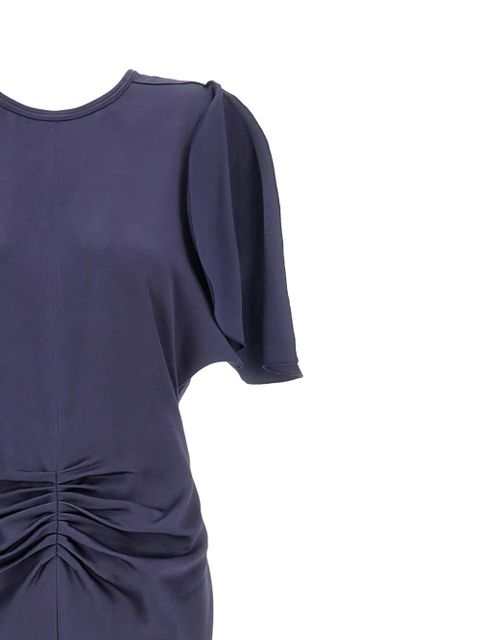 Victoria Beckham Isabella draped maxi dress - Blue