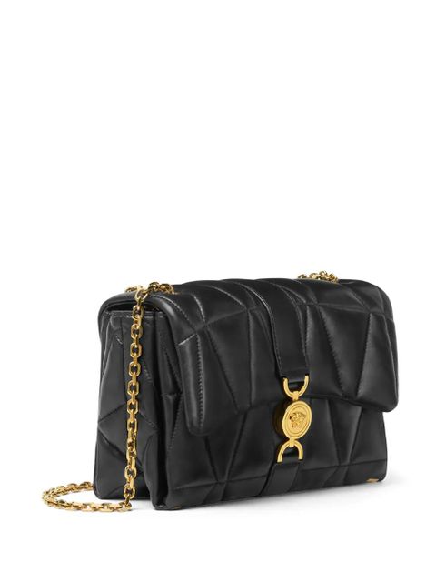 Versace Kleio quilted shoulder bag - Black