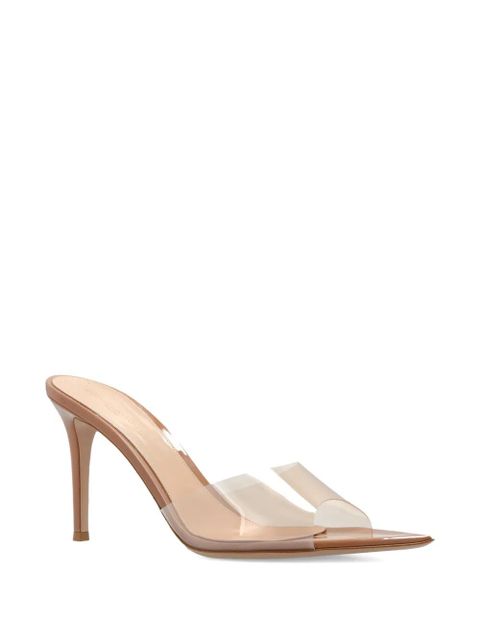 Gianvito Rossi 85mm Elle pointed-toe heeled sandals - Neutrals
