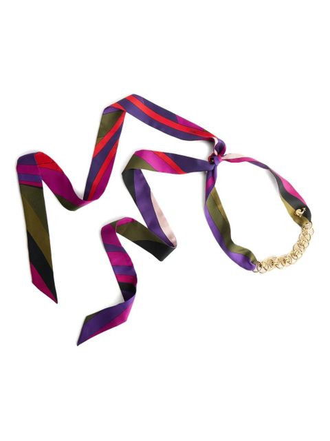 PUCCI Iride-print bandeau necklace - Purple - zdjęcie produktu nr 1