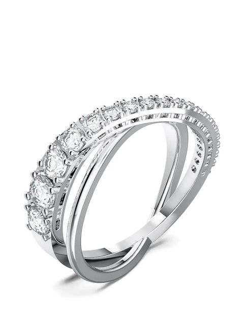Swarovski Hyperbola crossing-design ring - Silver - zdjęcie produktu nr 2