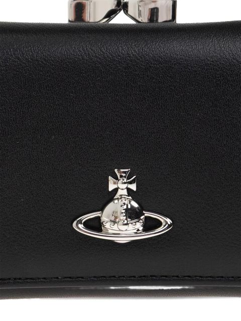 Vivienne Westwood orb clasp wallet - Black