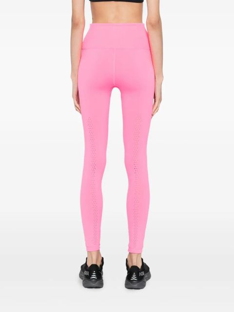 Free People logo-print leggings - Pink