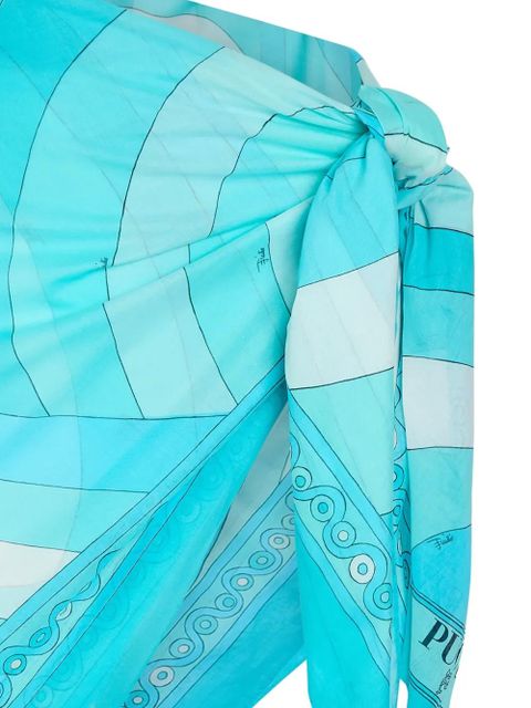 PUCCI graphic print sarong - Blue - zdjęcie produktu nr 2