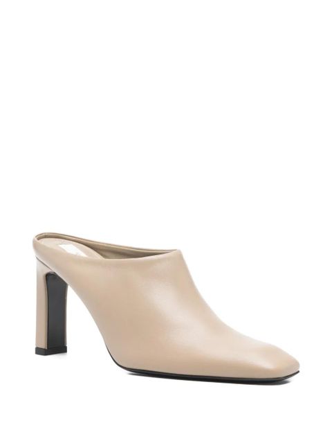 TOTEME 85mm square toe bar mules - Neutrals - zdjęcie produktu nr 2