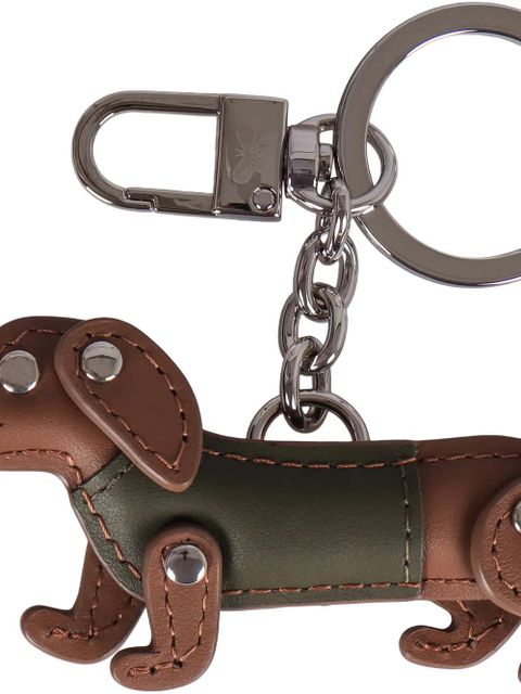 Weekend Max Mara dog-motif keyring - Brown