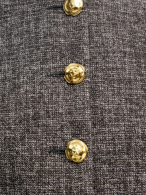 Pinko marynarka z domieszką wełny kolor szary jednorzędowa gładka 105708 A2QX