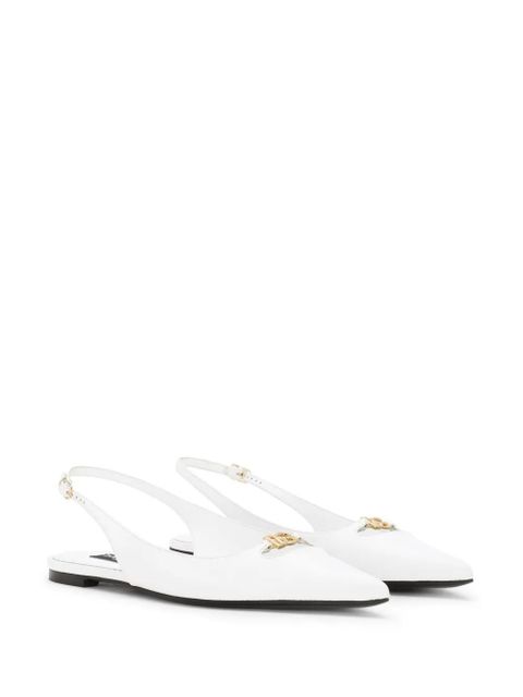 Dolce & Gabbana 70mm Slingback Shoes - White - zdjęcie produktu nr 2