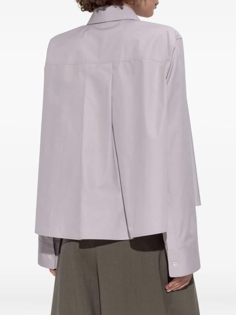 LOEWE Anagram-embroidered shirt - Purple