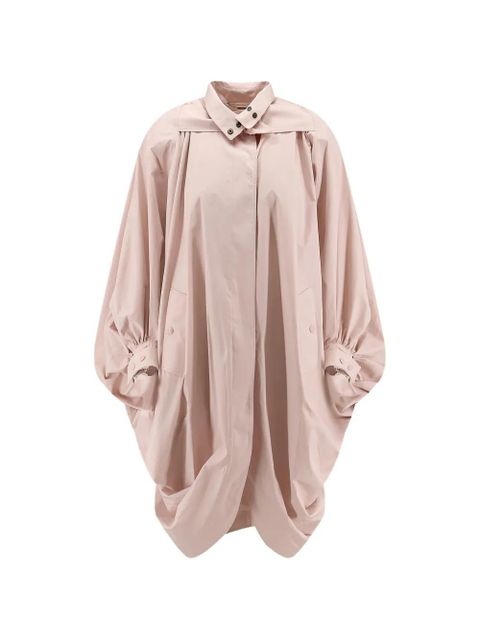 Chloé high-neck poplin cape coat - Pink - zdjęcie produktu nr 1