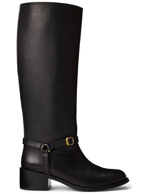 Polo Ralph Lauren kozaki skórzane Riding Boot - zdjęcie produktu nr 1