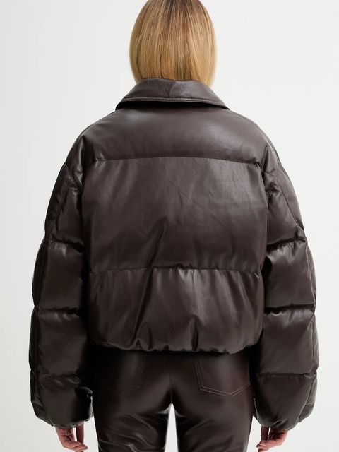 Nanushka kurtka kolor brązowy zimowa NW25FWJK20278 - zdjęcie produktu nr 2