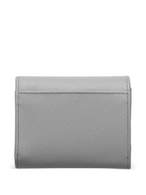 Prada logo-plaque leather wallet - Grey - zdjęcie produktu nr 2