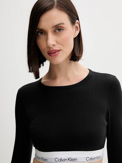 Calvin Klein Underwear longsleeve kolor czarny LV00QF8600