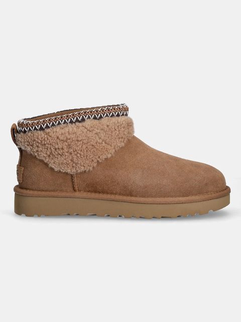 UGG śniegowce zamszowe Classic Ultra Mini Maxi Curly - zdjęcie produktu nr 1
