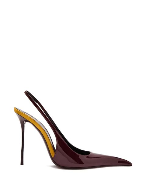 Saint Laurent slingback stiletto pumps - Brown - zdjęcie produktu nr 1