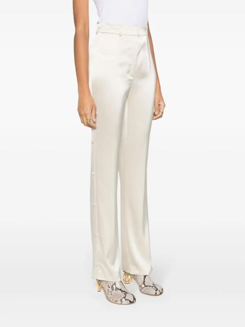 Nanushka Felina side-button satin pants - Neutrals - zdjęcie produktu nr 2