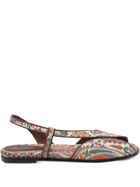 ETRO paisley printed sandals - Neutrals - zdjęcie produktu nr 1