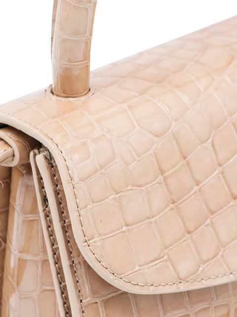 BY FAR mini 2.0 crocodile-effect tote bag - Neutrals - zdjęcie produktu nr 2