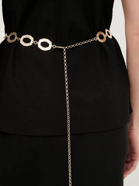 Answear.LAB pasek damski kolor złoty