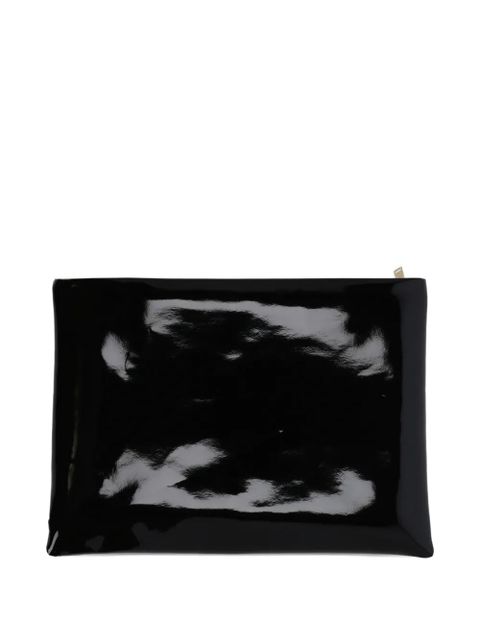 Saint Laurent logo-detail clutch bag - Black - zdjęcie produktu nr 2