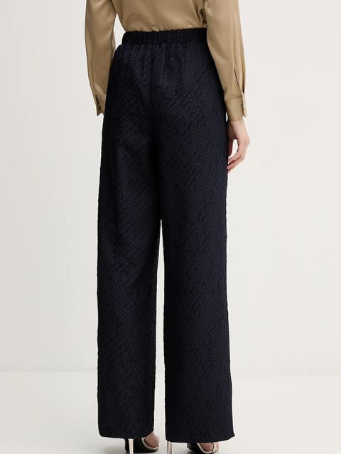 Joseph Ribkoff spodnie damskie kolor granatowy proste high waist 261056 - zdjęcie produktu nr 2