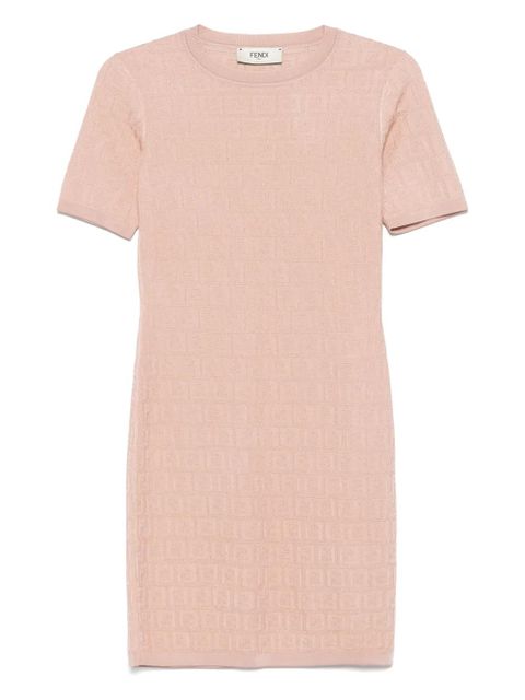 FENDI monogram mini dress - Pink - zdjęcie produktu nr 1