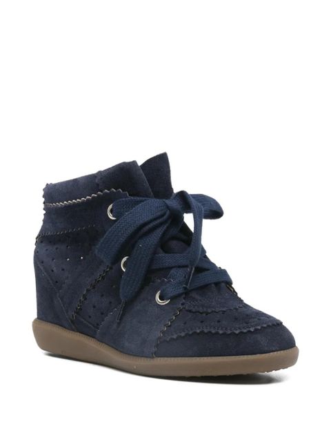 ISABEL MARANT Bobby lace-up sneakers - Blue - zdjęcie produktu nr 2
