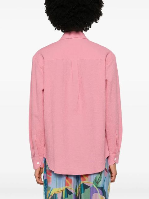 MC2 Saint Barth seersucker cotton shirt - Pink