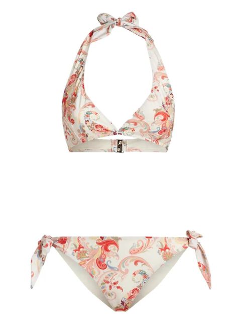 ETRO paisley-print halterneck bikini set - White - zdjęcie produktu nr 1