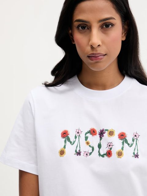 MSGM t-shirt bawełniany