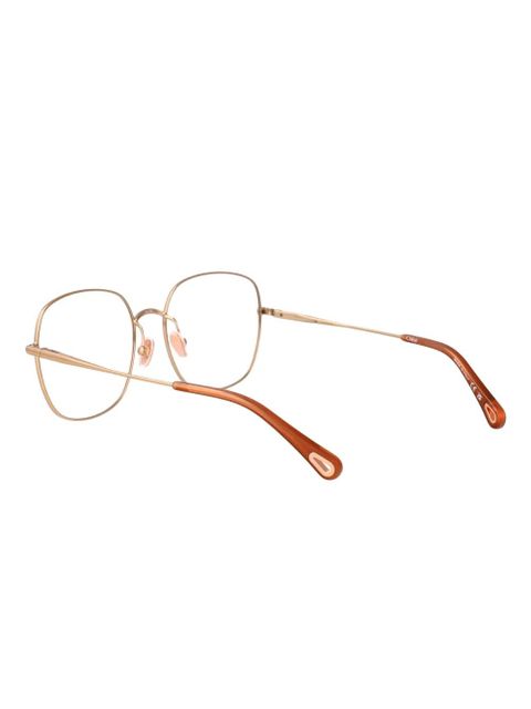Chloé Eyewear round-frame glasses - Gold