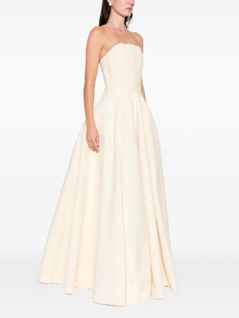 Solace London strapless dress - Neutrals