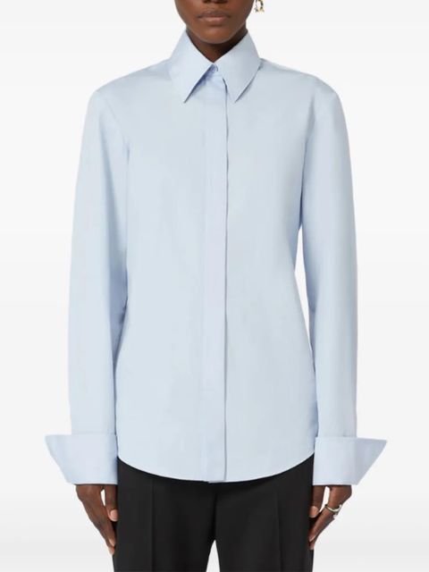 Sportmax poplin cuffs shirt - Blue - zdjęcie produktu nr 2