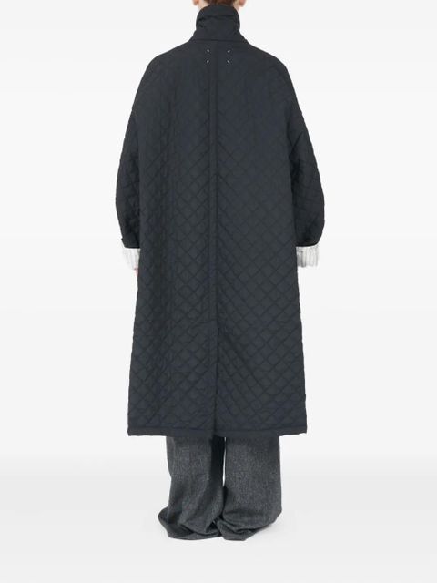 Maison Margiela quilted single-breasted coat - Black