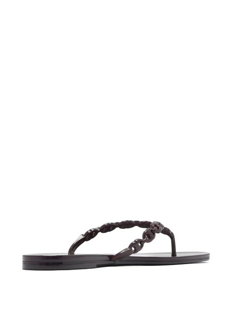 Tory Burch Gemini Link jelly flip-flops - Red - zdjęcie produktu nr 2