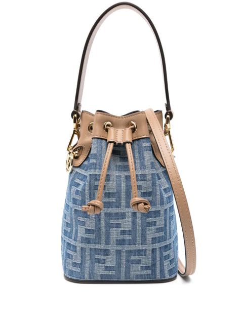 FENDI mini Mon Tresor bucket bag - Blue - zdjęcie produktu nr 1