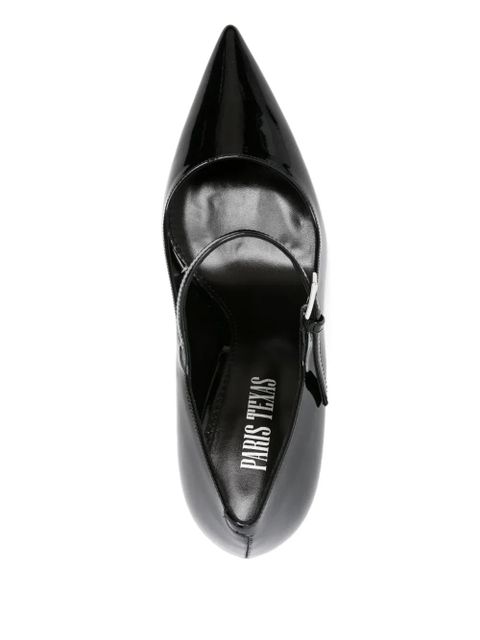 Paris Texas 90mm leather heeled pumps - Black