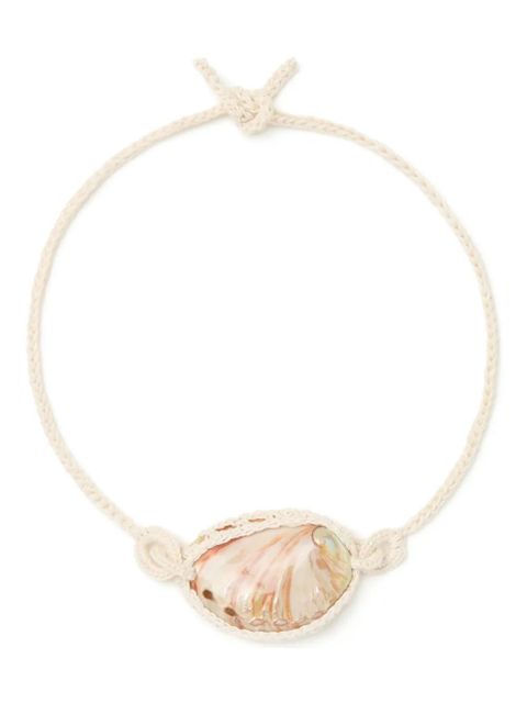 Alanui Mermaid Inside sea-shell necklace - Neutrals - zdjęcie produktu nr 1