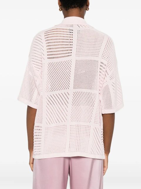 Nanushka knitted shirt - Pink