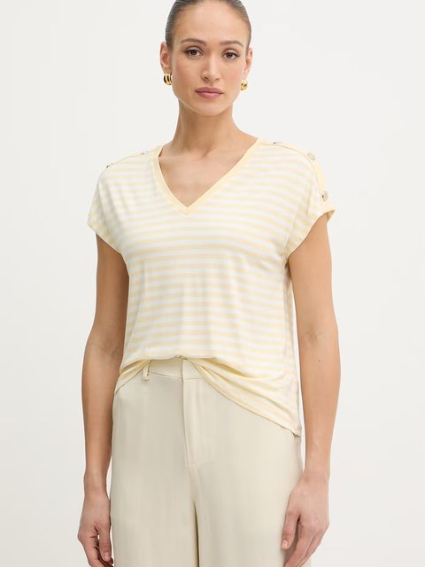 Morgan t-shirt damski z wiskozy - zdjęcie produktu nr 2