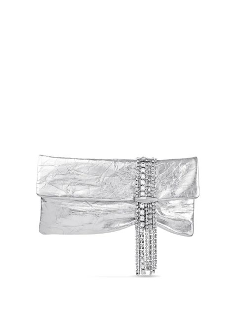 Jimmy Choo Zandra clutch bag - Silver - zdjęcie produktu nr 1
