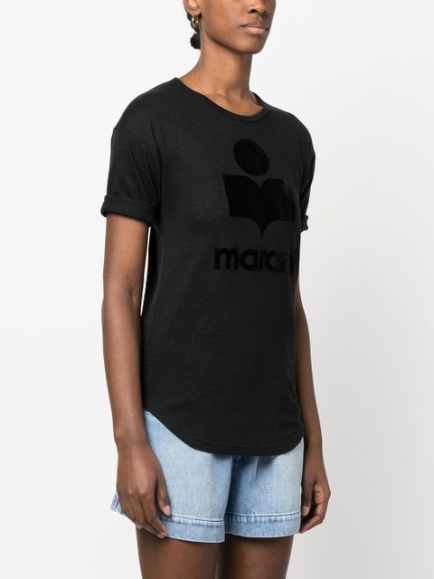 MARANT ÉTOILE Koldi logo T-shirt - Black