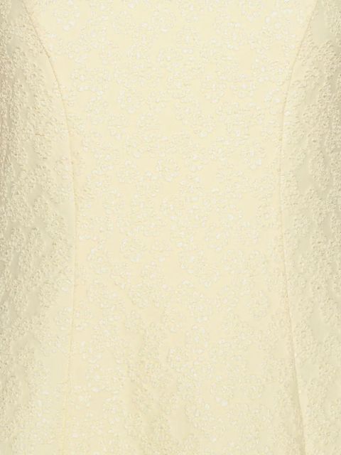 ROTATE BIRGER CHRISTENSEN flared midi dress - Yellow