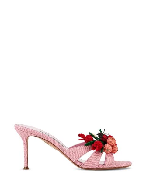 Aquazzura Botanica heeled sandals - Pink - zdjęcie produktu nr 1